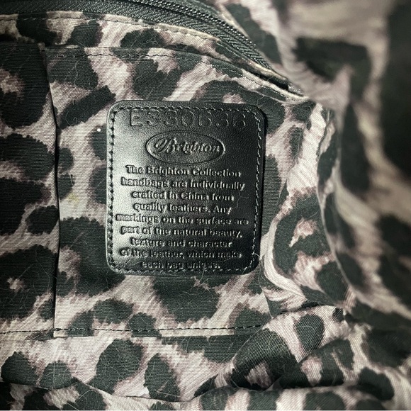 Rare BRIGHTON Floral Madison Rose Nylon Slouch Hobo Shoulder Bag - Picture 10 of 16